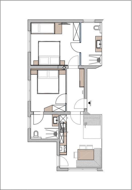 Appartements Danijela Fugenberg Bagian luar foto
